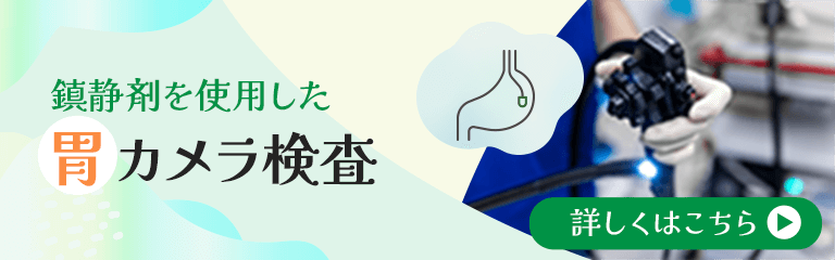 鎮静剤を使用した胃カメラ検査
